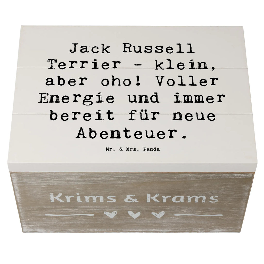 Holzkiste Spruch Jack Russell Terrier Aufbewahrungsbox, Dekokiste, Erinnerungskiste, Geschenkbox, XXL, Holzkiste, Schatzkiste, Schatulle, Erinnerungsbox, Geschenkdose, Kiste, Truhe, Hund, Hunderasse, Rassehund, Hundebesitzer, Geschenk, Tierfreund, Schenken, Welpe