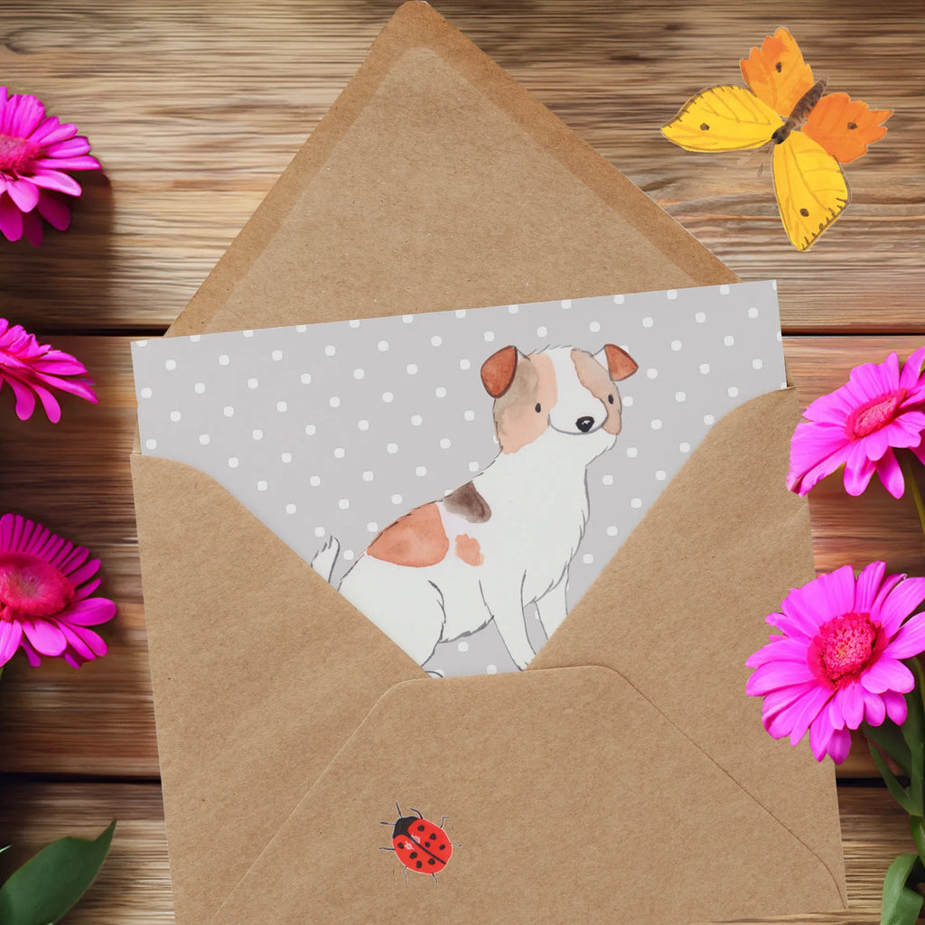 Deluxe Card Ein Herz voller Mut und Loyalität - das beschreibt meinen Jack Russell Terrier am Besten! Hochzeitskarte, Geburtstagskarte, Karte, Hochwertige Klappkarte, Glückwunschkarte, Klappkarte, Grußkarte, Hochwertige Grußkarte, Einladungskarte, Hund, Hunderasse, Rassehund, Hundebesitzer, Geschenk, Tierfreund, Schenken, Welpe