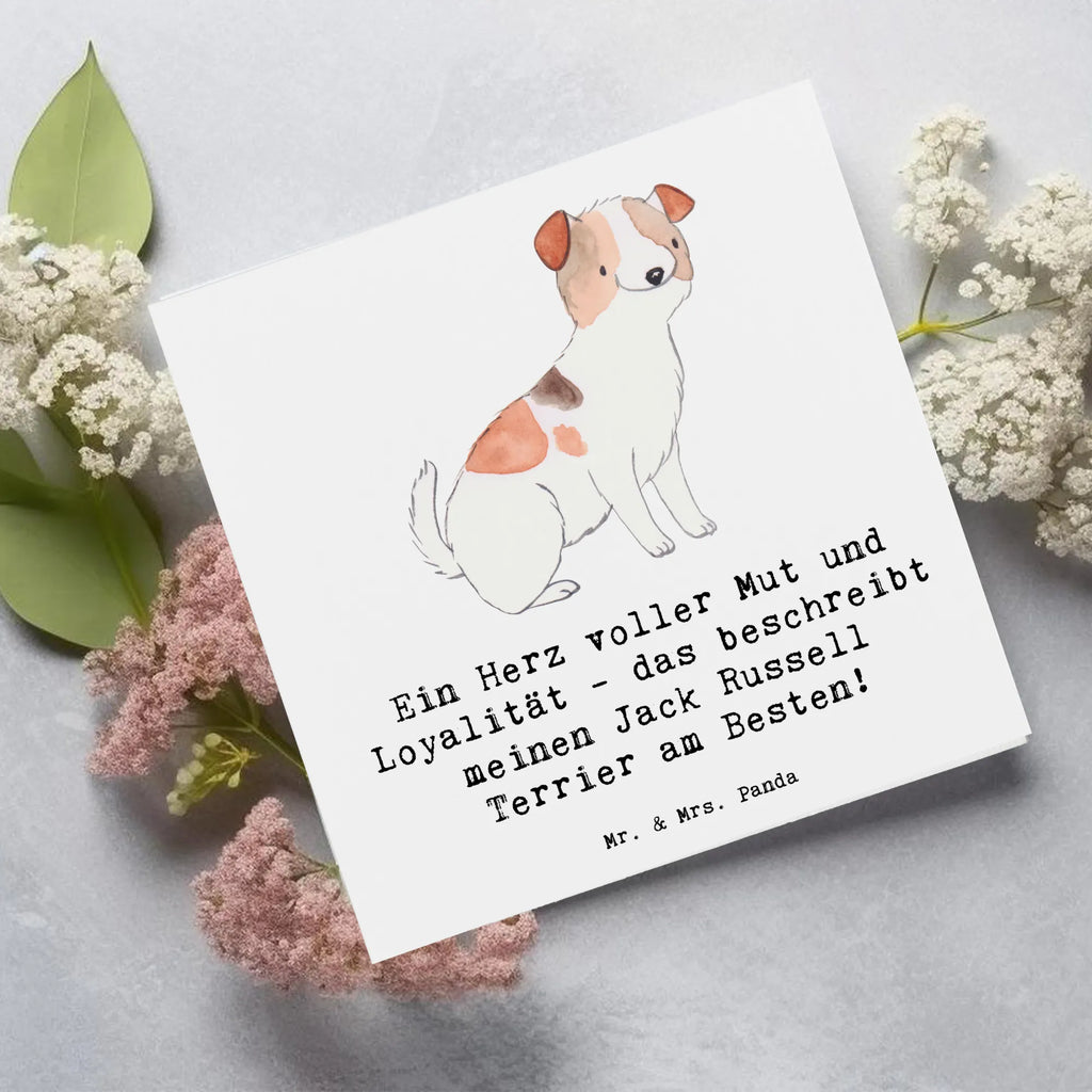 Deluxe Card Ein Herz voller Mut und Loyalität - das beschreibt meinen Jack Russell Terrier am Besten! Hochzeitskarte, Geburtstagskarte, Karte, Hochwertige Klappkarte, Glückwunschkarte, Klappkarte, Grußkarte, Hochwertige Grußkarte, Einladungskarte, Hund, Hunderasse, Rassehund, Hundebesitzer, Geschenk, Tierfreund, Schenken, Welpe