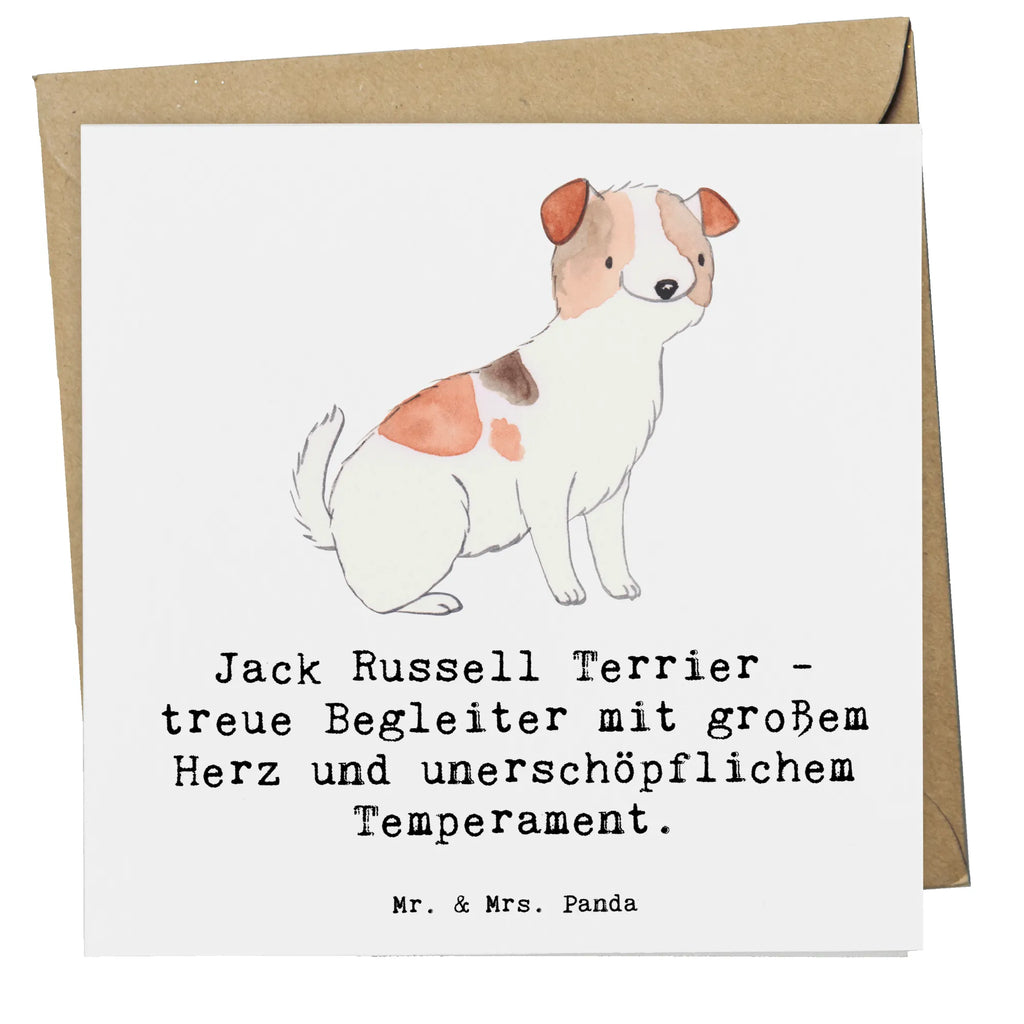 Deluxe Karte Jack Russell Terrier - treue Begleiter mit großem Herz und unerschöpflichem Temperament. Grußkarte, Geburtstagskarte, Karte, Hochwertige Grußkarte, Klappkarte, Glückwunschkarte, Hochwertige Klappkarte, Hochzeitskarte, Einladungskarte, Hund, Hunderasse, Rassehund, Hundebesitzer, Geschenk, Tierfreund, Schenken, Welpe