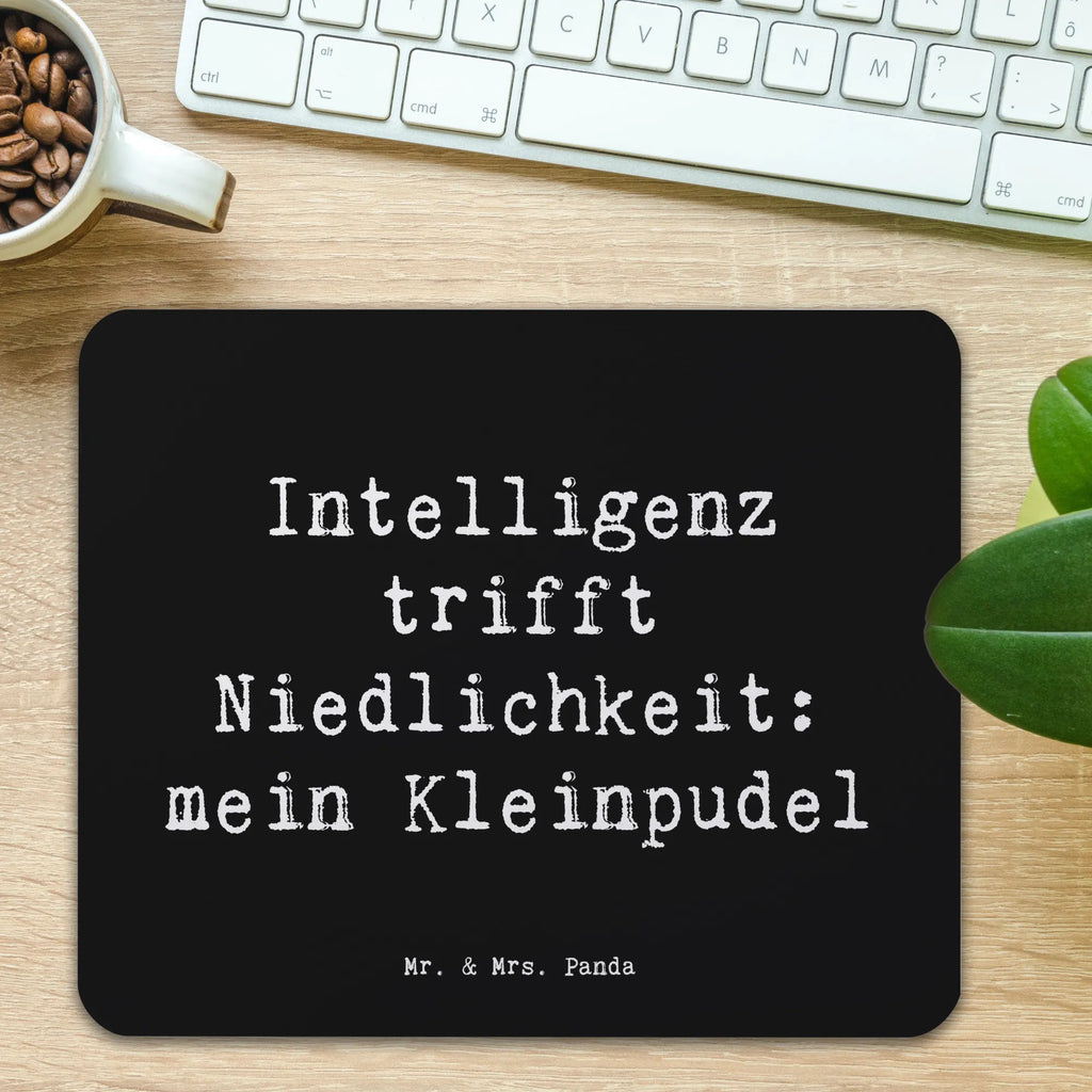 Mauspad Spruch Niedlicher Kleinpudel Mauspad, PC Zubehör, Mausunterlage, Mauspad Büro, Einzigartiges Mauspad, Büroausstattung, Arbeitszimmer, Computer zubehör, Designer Mauspad, Mousepad, Hund, Hunderasse, Rassehund, Hundebesitzer, Geschenk, Tierfreund, Schenken, Welpe