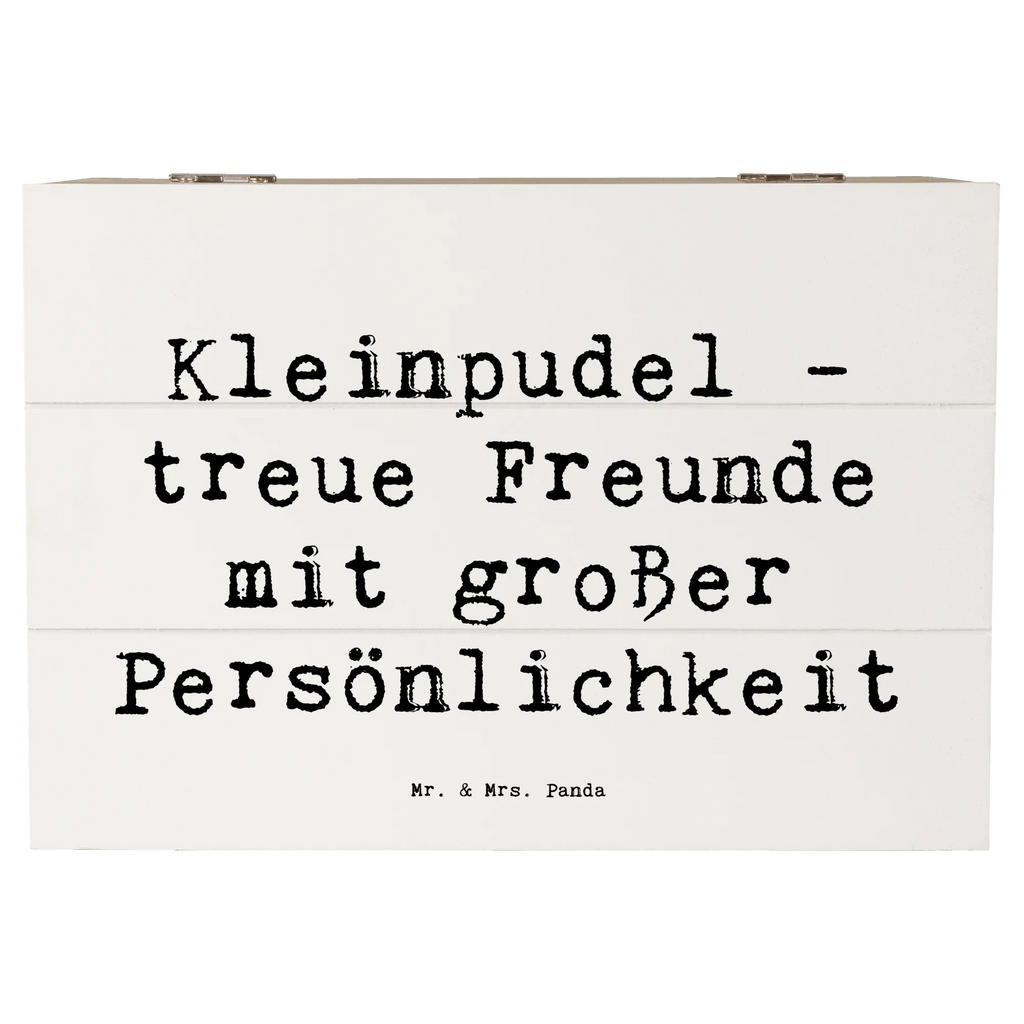 Holzkiste Spruch Kleinpudel Freunde Geschenkdose, Truhe, Aufbewahrungsbox, Dekokiste, Schatulle, XXL, Holzkiste, Kiste, Erinnerungskiste, Erinnerungsbox, Schatzkiste, Geschenkbox, Hund, Hunderasse, Rassehund, Hundebesitzer, Geschenk, Tierfreund, Schenken, Welpe