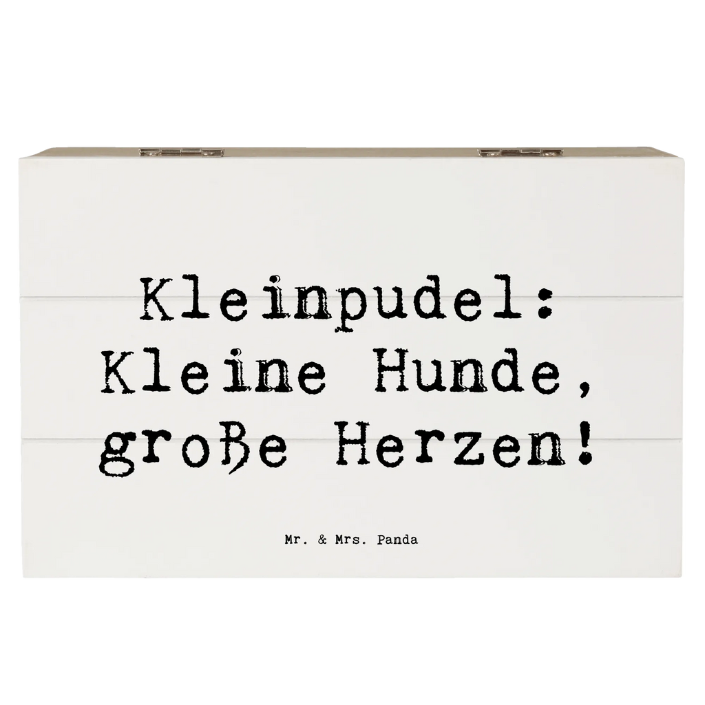 Holzkiste Spruch Kleinpudel Liebe Erinnerungsbox, Truhe, Geschenkdose, Holzkiste, Erinnerungskiste, Schatzkiste, Kiste, Dekokiste, XXL, Geschenkbox, Aufbewahrungsbox, Schatulle, Hund, Hunderasse, Rassehund, Hundebesitzer, Geschenk, Tierfreund, Schenken, Welpe