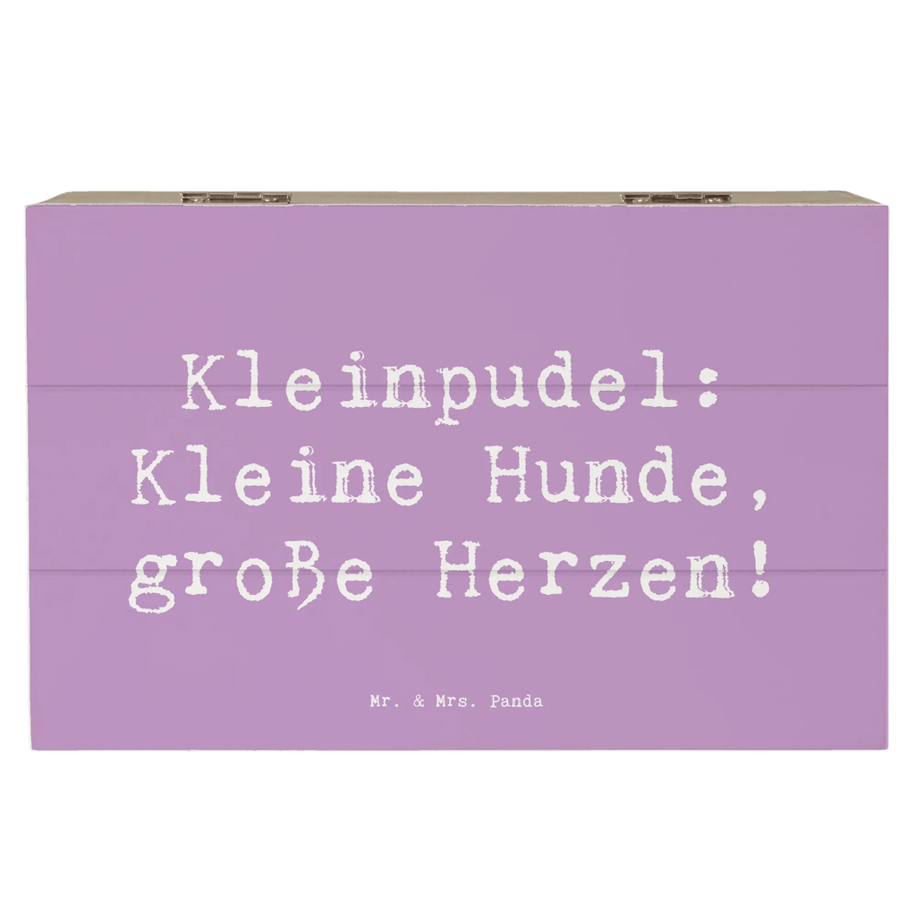 Holzkiste Spruch Kleinpudel Liebe Erinnerungsbox, Truhe, Geschenkdose, Holzkiste, Erinnerungskiste, Schatzkiste, Kiste, Dekokiste, XXL, Geschenkbox, Aufbewahrungsbox, Schatulle, Hund, Hunderasse, Rassehund, Hundebesitzer, Geschenk, Tierfreund, Schenken, Welpe