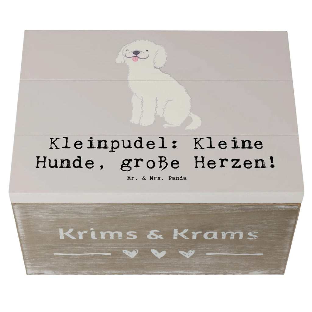 Holzkiste Kleinpudel Liebe Truhe, Kiste, Holzkiste, Erinnerungsbox, Geschenkdose, Schatzkiste, Schatulle, XXL, Erinnerungskiste, Geschenkbox, Dekokiste, Aufbewahrungsbox, Hund, Hunderasse, Rassehund, Hundebesitzer, Geschenk, Tierfreund, Schenken, Welpe