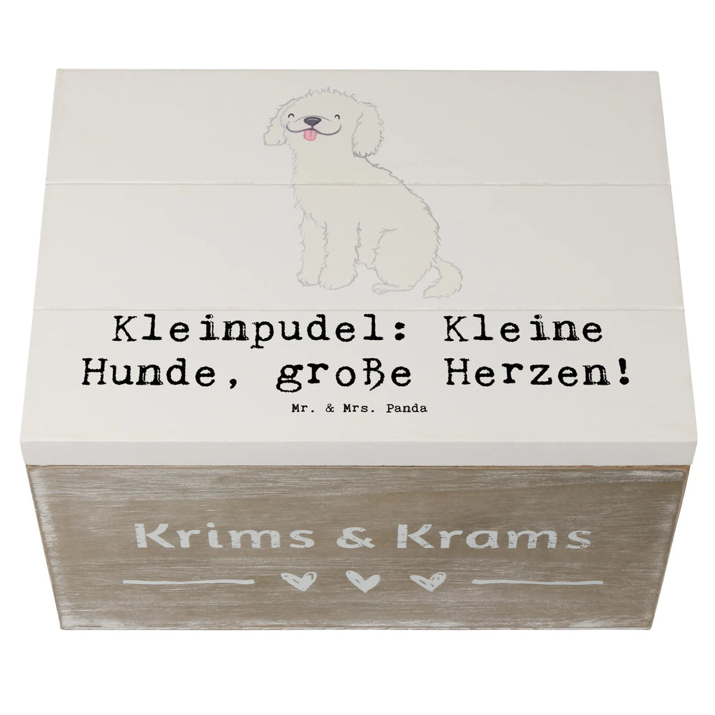 Holzkiste Kleinpudel Liebe Truhe, Kiste, Holzkiste, Erinnerungsbox, Geschenkdose, Schatzkiste, Schatulle, XXL, Erinnerungskiste, Geschenkbox, Dekokiste, Aufbewahrungsbox, Hund, Hunderasse, Rassehund, Hundebesitzer, Geschenk, Tierfreund, Schenken, Welpe