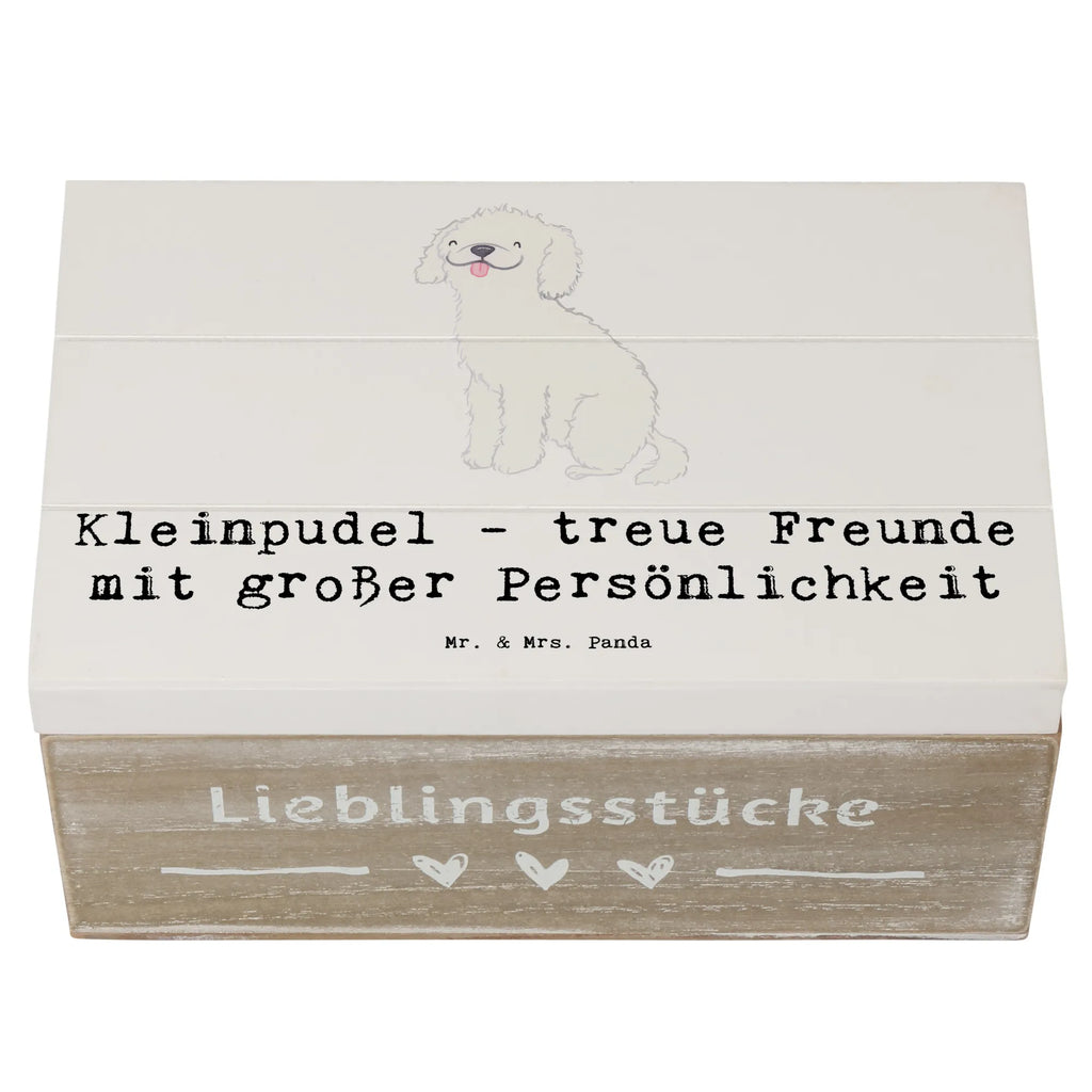 Holzkiste Kleinpudel Freunde Schatulle, Schatzkiste, Erinnerungskiste, Erinnerungsbox, Dekokiste, Aufbewahrungsbox, Geschenkdose, Kiste, Geschenkbox, XXL, Holzkiste, Truhe, Hund, Hunderasse, Rassehund, Hundebesitzer, Geschenk, Tierfreund, Schenken, Welpe