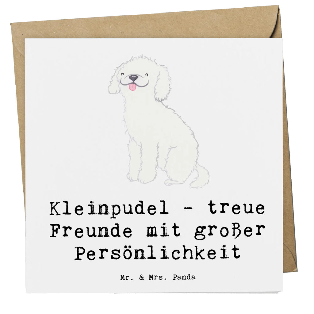Deluxe Karte Kleinpudel Freunde Geburtstagskarte, Hochzeitskarte, Karte, Einladungskarte, Hochwertige Klappkarte, Grußkarte, Hochwertige Grußkarte, Glückwunschkarte, Klappkarte, Hund, Hunderasse, Rassehund, Hundebesitzer, Geschenk, Tierfreund, Schenken, Welpe