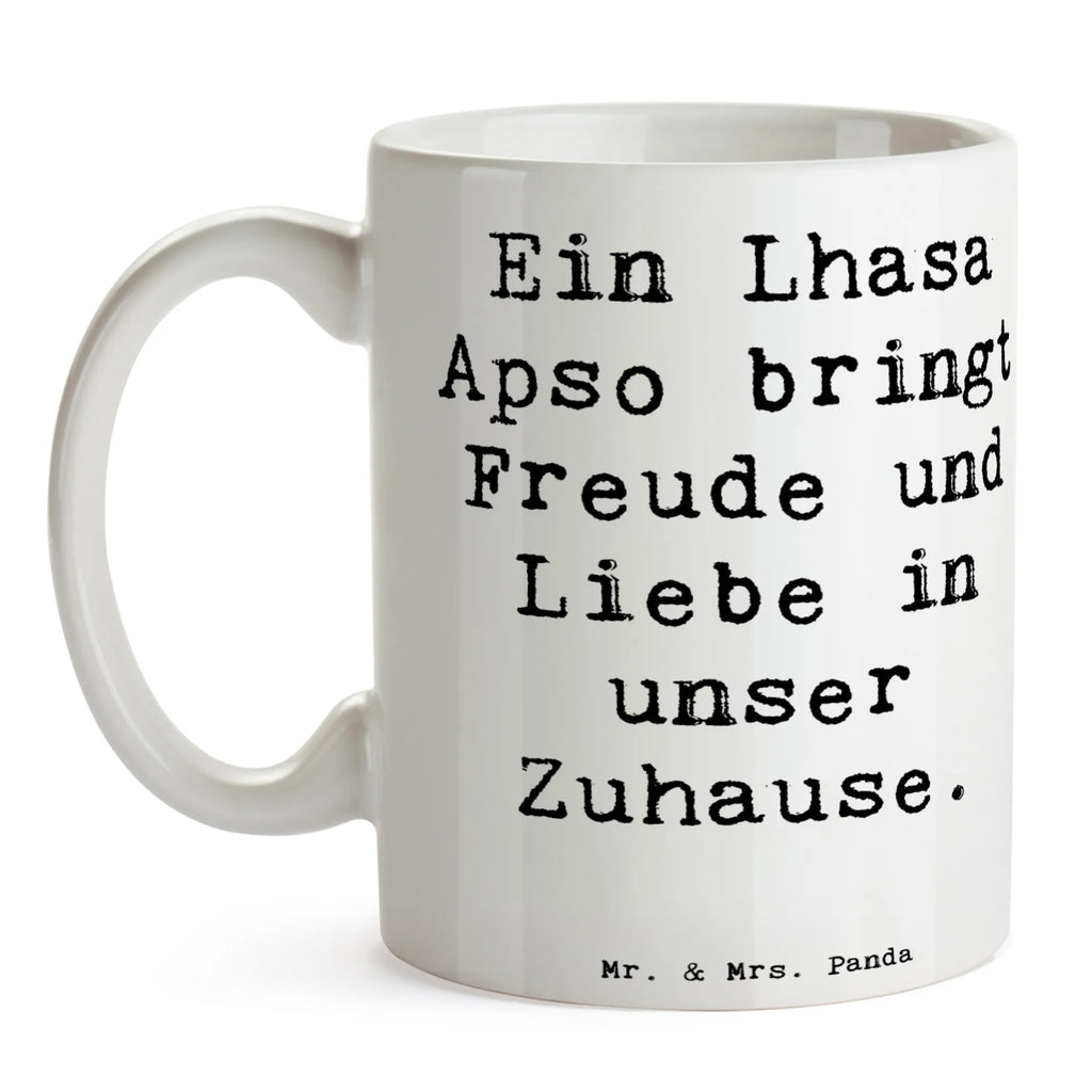 Tasse Spruch Lhasa Apso Freude Tasse mit Motiven, Teetasse, Tasse mit Zitaten, Bürotasse, Porzellantasse, Kaffeetasse, Keramiktasse, Geschenktasse, Tasse, Hund, Hunderasse, Rassehund, Hundebesitzer, Geschenk, Tierfreund, Schenken, Welpe