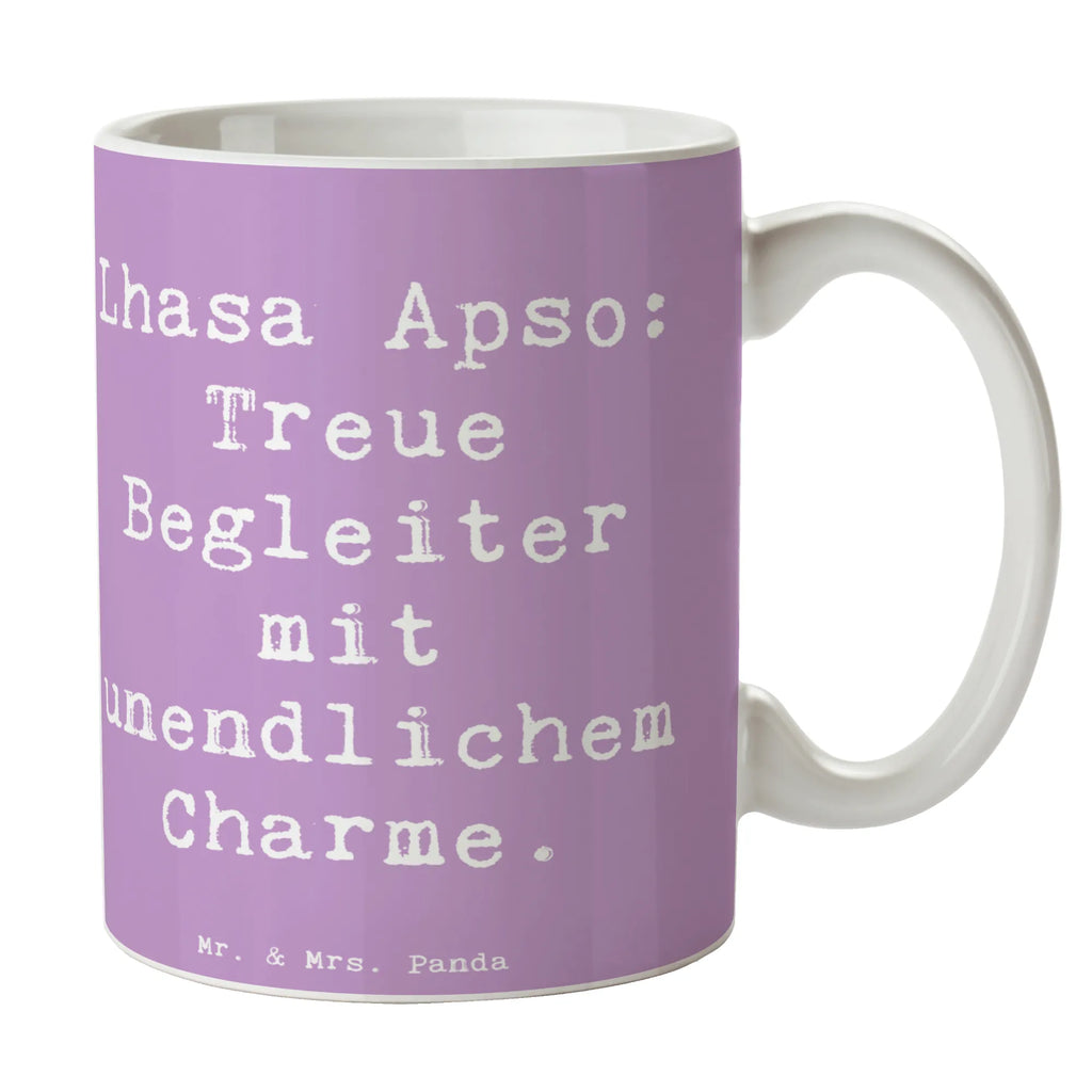 Tasse Spruch Lhasa Apso Treue Begleiter Kaffeetasse, Tasse mit Zitaten, Bürotasse, Tasse mit Motiven, Keramiktasse, Tasse, Geschenktasse, Teetasse, Porzellantasse, Hund, Hunderasse, Rassehund, Hundebesitzer, Geschenk, Tierfreund, Schenken, Welpe