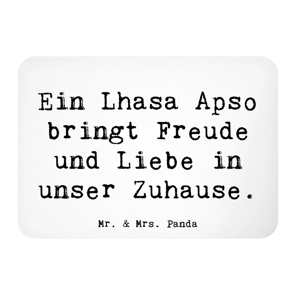 Magnet Saying Ein Lhasa Apso bringt Freude und Liebe in unser Zuhause. Pinnwandmagnet, Whiteboard Magnet, Kühlschrankmagnet, Dekomagnet, Notiz Magnet, Souvenir Magnet, Motivmagnete, Kühlschrank Dekoration, Hund, Hunderasse, Rassehund, Hundebesitzer, Geschenk, Tierfreund, Schenken, Welpe