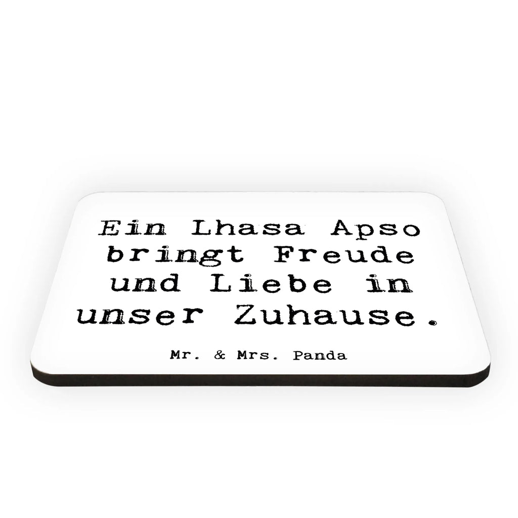 Magnet Saying Ein Lhasa Apso bringt Freude und Liebe in unser Zuhause. Pinnwandmagnet, Whiteboard Magnet, Kühlschrankmagnet, Dekomagnet, Notiz Magnet, Souvenir Magnet, Motivmagnete, Kühlschrank Dekoration, Hund, Hunderasse, Rassehund, Hundebesitzer, Geschenk, Tierfreund, Schenken, Welpe