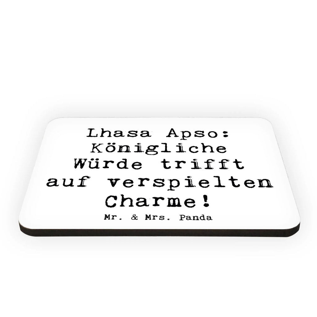 Magnet Spruch Lhasa Apso Charme Pinnwandmagnet, Souvenir Magnet, Whiteboard Magnet, Motivmagnete, Notiz Magnet, Dekomagnet, Kühlschrank Dekoration, Kühlschrankmagnet, Hund, Hunderasse, Rassehund, Hundebesitzer, Geschenk, Tierfreund, Schenken, Welpe