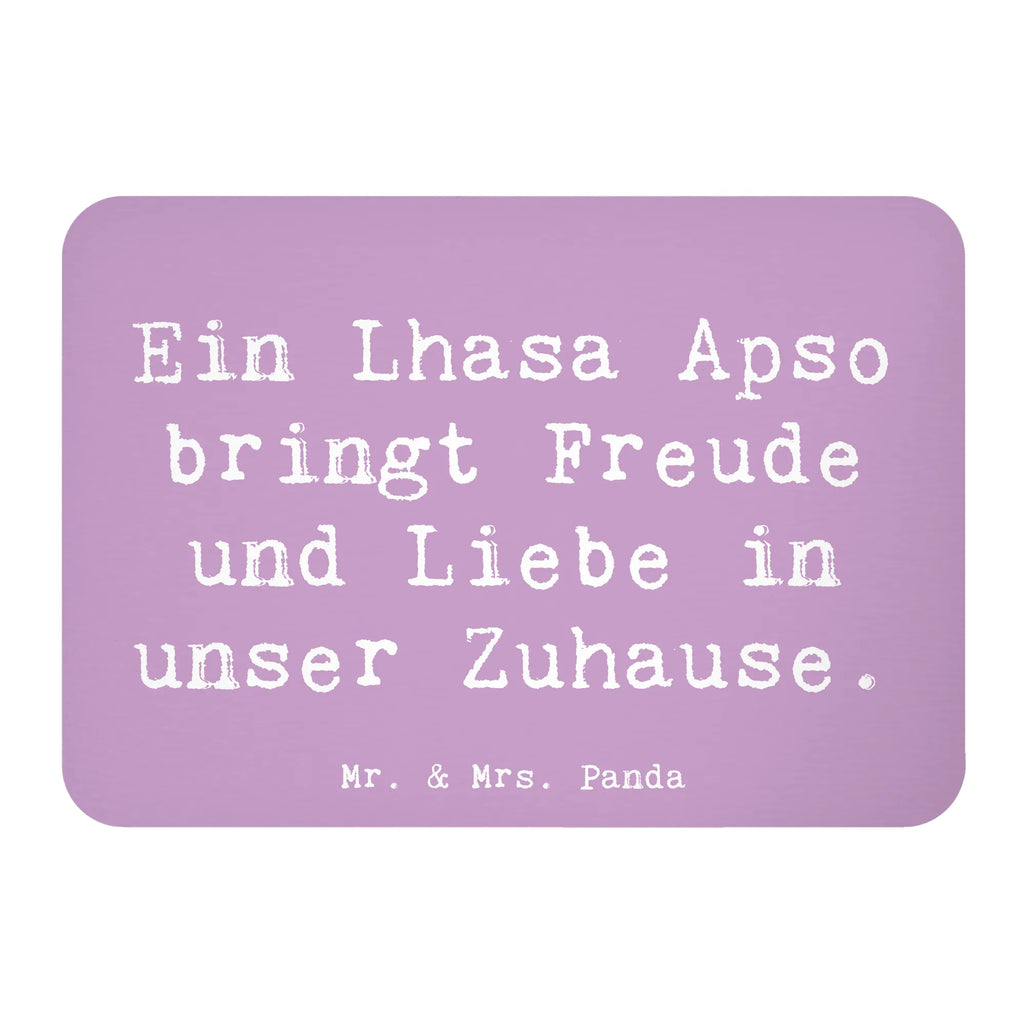 Magnet Saying Ein Lhasa Apso bringt Freude und Liebe in unser Zuhause. Pinnwandmagnet, Whiteboard Magnet, Kühlschrankmagnet, Dekomagnet, Notiz Magnet, Souvenir Magnet, Motivmagnete, Kühlschrank Dekoration, Hund, Hunderasse, Rassehund, Hundebesitzer, Geschenk, Tierfreund, Schenken, Welpe