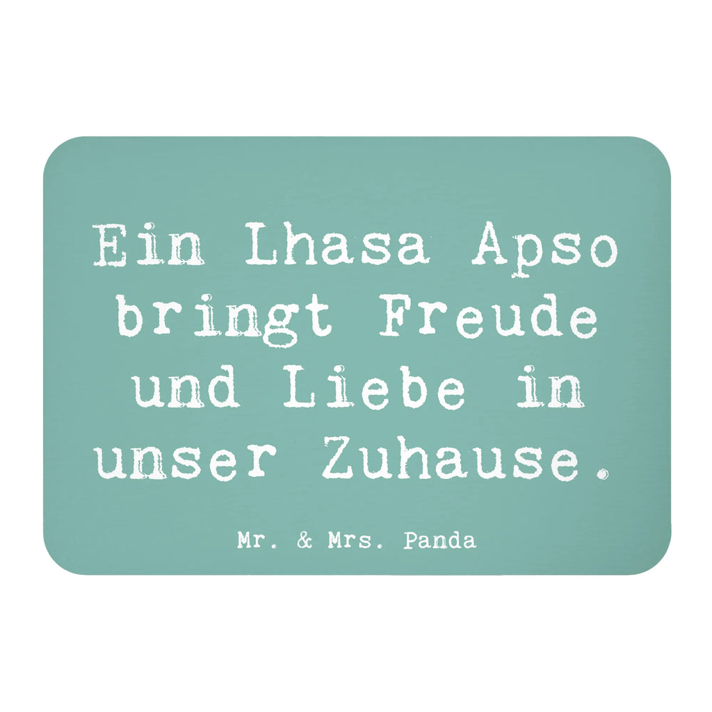 Magnet Saying Ein Lhasa Apso bringt Freude und Liebe in unser Zuhause. Pinnwandmagnet, Whiteboard Magnet, Kühlschrankmagnet, Dekomagnet, Notiz Magnet, Souvenir Magnet, Motivmagnete, Kühlschrank Dekoration, Hund, Hunderasse, Rassehund, Hundebesitzer, Geschenk, Tierfreund, Schenken, Welpe