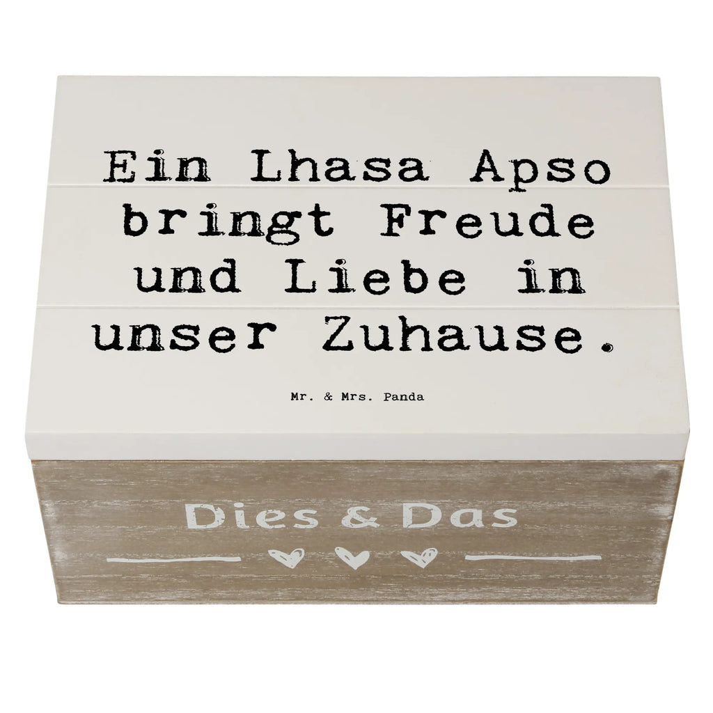 Holzkiste Spruch Lhasa Apso Freude Geschenkbox, Erinnerungskiste, Dekokiste, Schatzkiste, Truhe, Schatulle, Kiste, XXL, Geschenkdose, Aufbewahrungsbox, Erinnerungsbox, Holzkiste, Hund, Hunderasse, Rassehund, Hundebesitzer, Geschenk, Tierfreund, Schenken, Welpe