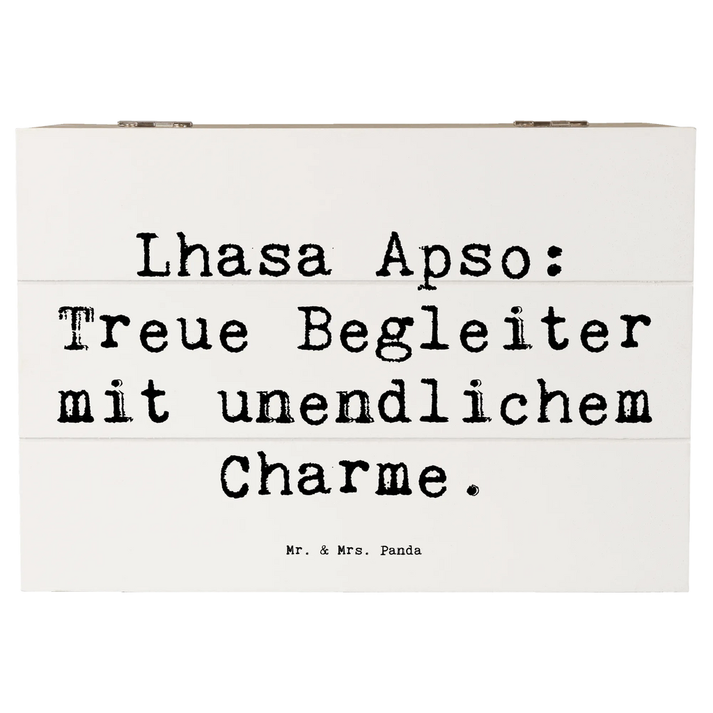 Holzkiste Spruch Lhasa Apso Treue Begleiter Schatzkiste, Schatulle, Truhe, Dekokiste, Kiste, Geschenkdose, Erinnerungsbox, Aufbewahrungsbox, Geschenkbox, Holzkiste, XXL, Erinnerungskiste, Hund, Hunderasse, Rassehund, Hundebesitzer, Geschenk, Tierfreund, Schenken, Welpe