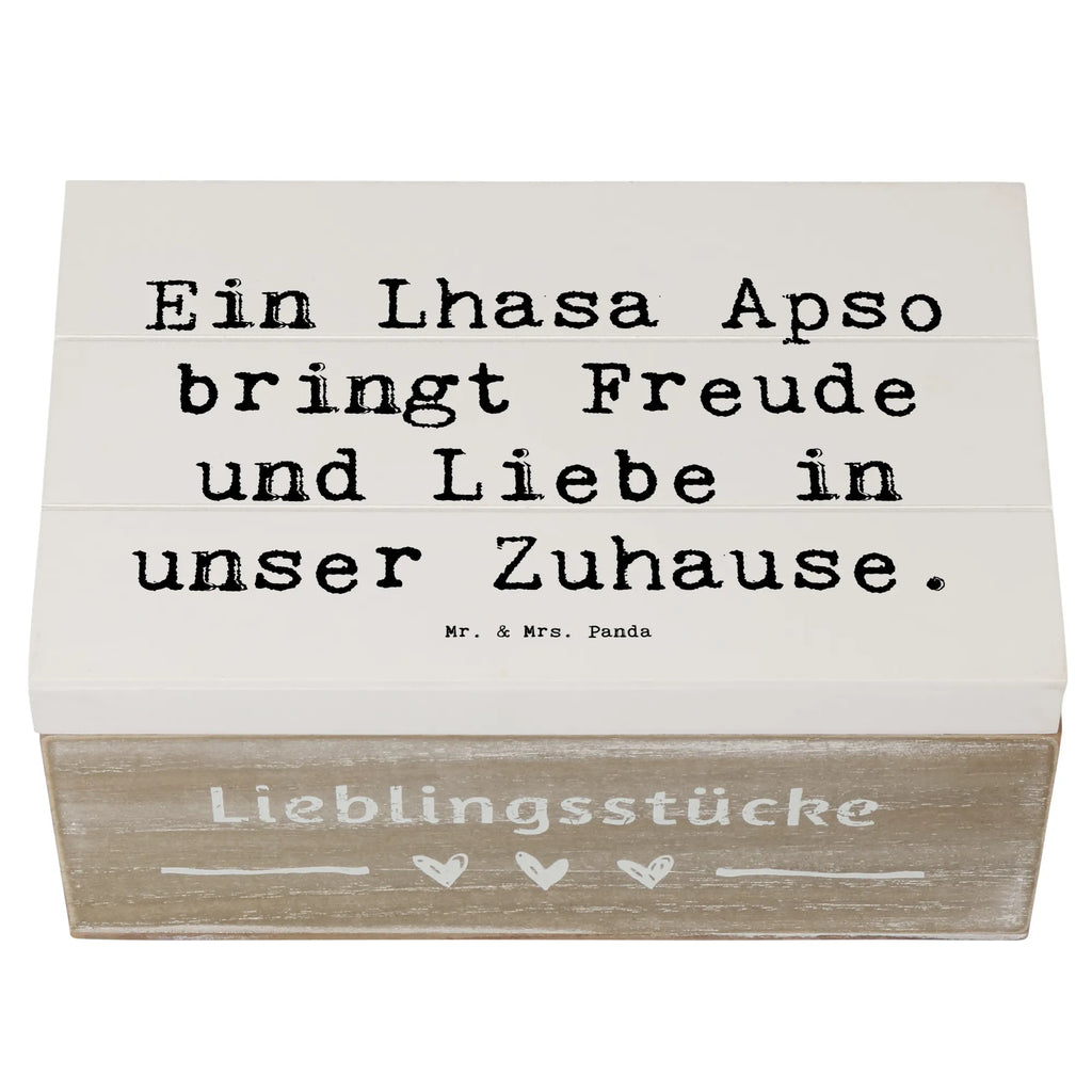 Holzkiste Spruch Lhasa Apso Freude Geschenkbox, Erinnerungskiste, Dekokiste, Schatzkiste, Truhe, Schatulle, Kiste, XXL, Geschenkdose, Aufbewahrungsbox, Erinnerungsbox, Holzkiste, Hund, Hunderasse, Rassehund, Hundebesitzer, Geschenk, Tierfreund, Schenken, Welpe