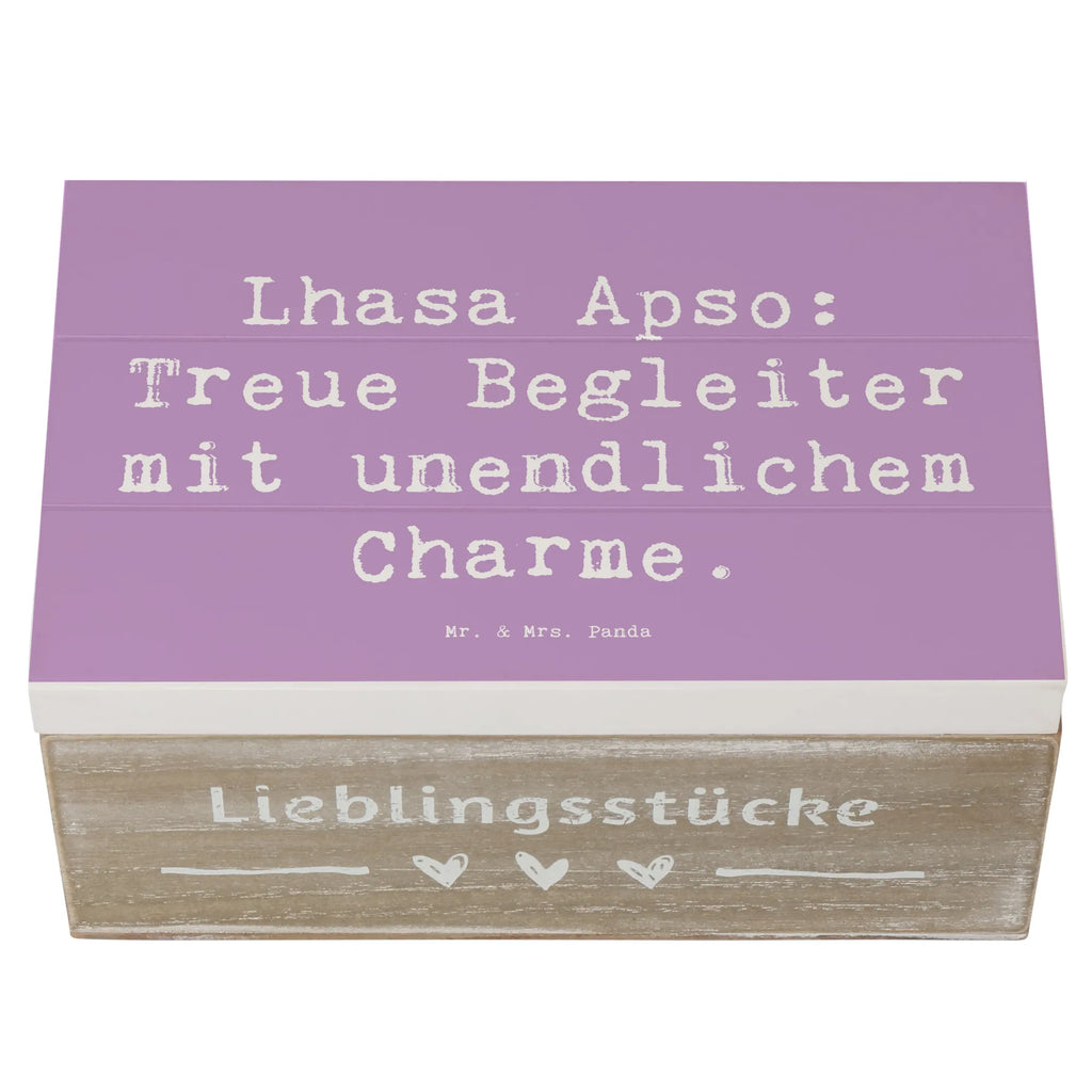 Holzkiste Spruch Lhasa Apso Treue Begleiter Schatzkiste, Schatulle, Truhe, Dekokiste, Kiste, Geschenkdose, Erinnerungsbox, Aufbewahrungsbox, Geschenkbox, Holzkiste, XXL, Erinnerungskiste, Hund, Hunderasse, Rassehund, Hundebesitzer, Geschenk, Tierfreund, Schenken, Welpe
