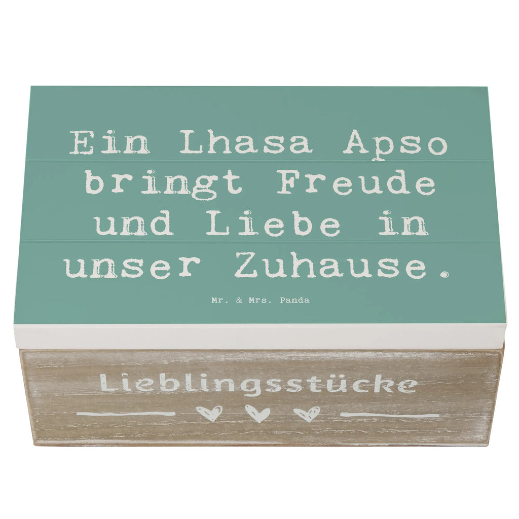 Holzkiste Spruch Lhasa Apso Freude Geschenkbox, Erinnerungskiste, Dekokiste, Schatzkiste, Truhe, Schatulle, Kiste, XXL, Geschenkdose, Aufbewahrungsbox, Erinnerungsbox, Holzkiste, Hund, Hunderasse, Rassehund, Hundebesitzer, Geschenk, Tierfreund, Schenken, Welpe