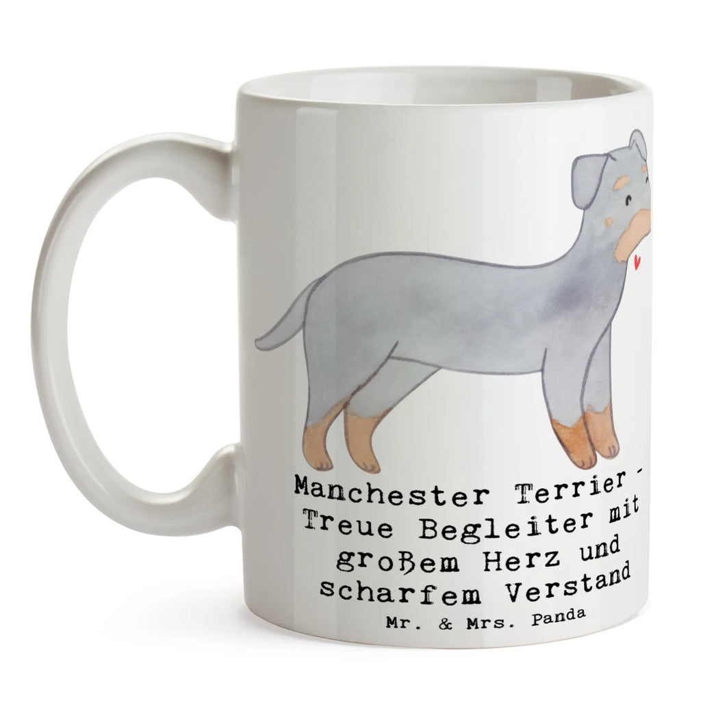 Mug Manchester Terrier - Treue Begleiter mit großem Herz und scharfem Verstand Keramiktasse, Bürotasse, Porzellantasse, Kaffeetasse, Tasse mit Zitaten, Teetasse, Geschenktasse, Tasse, Tasse mit Motiven, Hund, Hunderasse, Rassehund, Hundebesitzer, Geschenk, Tierfreund, Schenken, Welpe