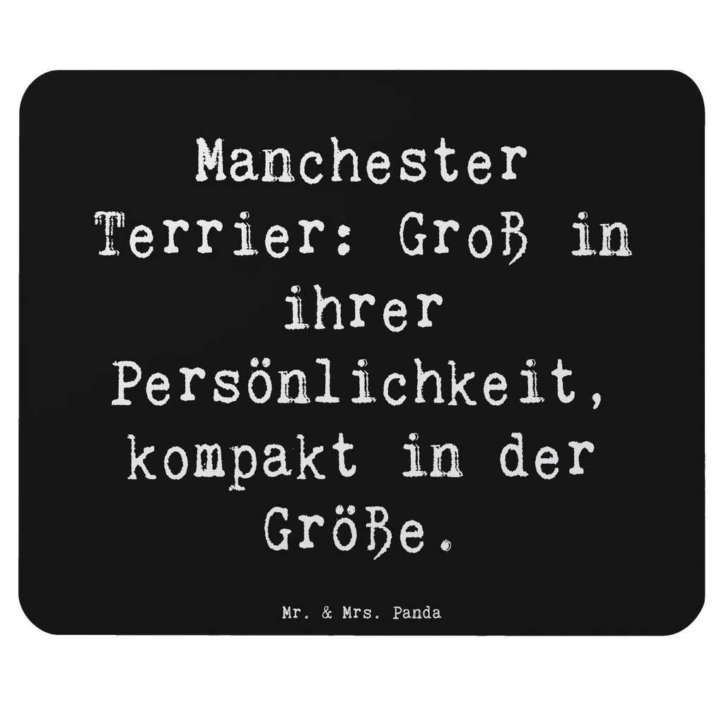 Mouse mat Saying Manchester Terrier: Groß in ihrer Persönlichkeit, kompakt in der Größe. Arbeitszimmer, PC Zubehör, Mauspad Büro, Designer Mauspad, Mausunterlage, Mousepad, Computer zubehör, Büroausstattung, Einzigartiges Mauspad, Mauspad, Hund, Hunderasse, Rassehund, Hundebesitzer, Geschenk, Tierfreund, Schenken, Welpe