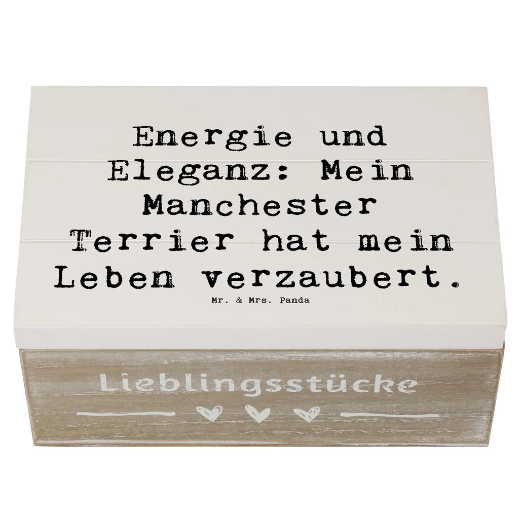 Holzkiste Spruch Manchester Terrier Magie Erinnerungskiste, Geschenkdose, Schatzkiste, Kiste, XXL, Geschenkbox, Holzkiste, Schatulle, Aufbewahrungsbox, Truhe, Erinnerungsbox, Dekokiste, Hund, Hunderasse, Rassehund, Hundebesitzer, Geschenk, Tierfreund, Schenken, Welpe