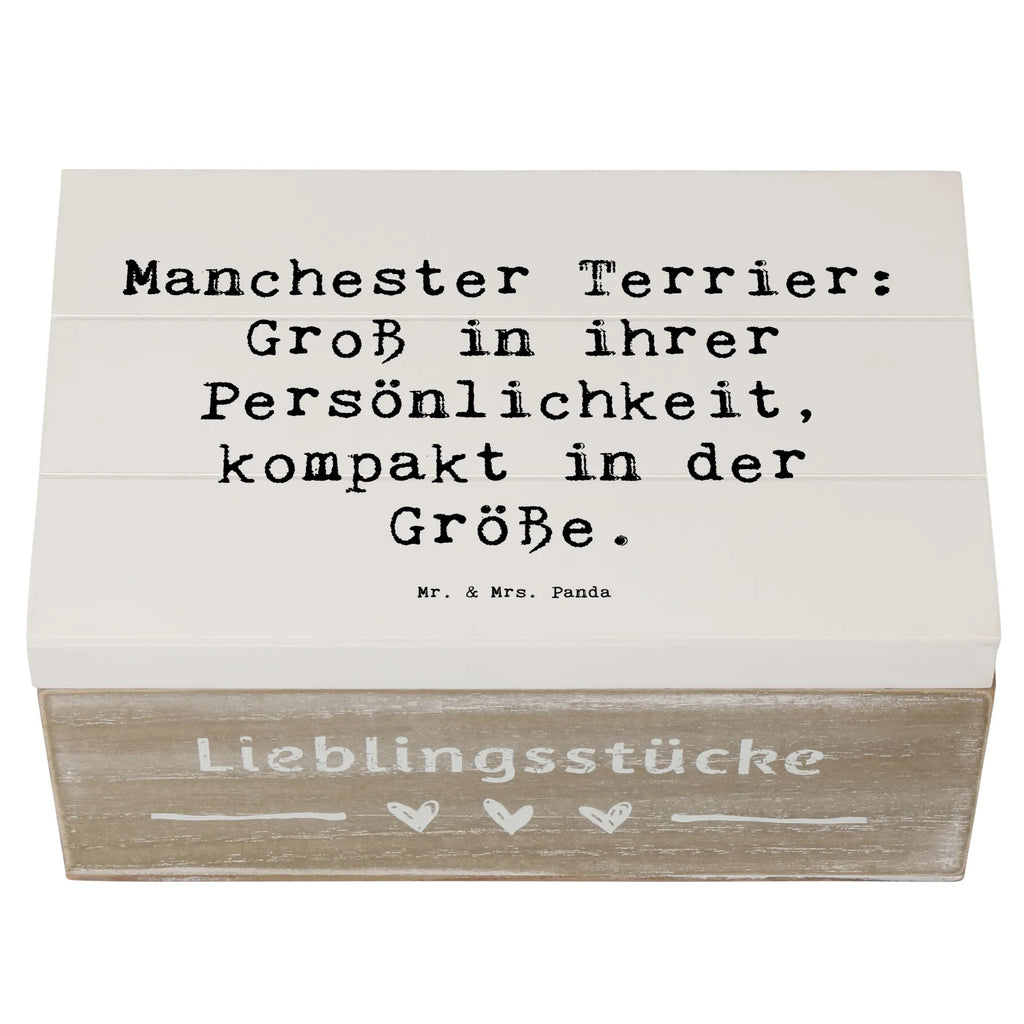 Holzkiste Spruch Manchester Terrier Persönlichkeit Dekokiste, Schatulle, Kiste, Geschenkbox, Holzkiste, Erinnerungsbox, XXL, Truhe, Geschenkdose, Erinnerungskiste, Schatzkiste, Aufbewahrungsbox, Hund, Hunderasse, Rassehund, Hundebesitzer, Geschenk, Tierfreund, Schenken, Welpe