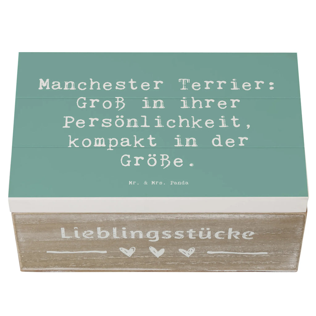 Holzkiste Spruch Manchester Terrier Persönlichkeit Dekokiste, Schatulle, Kiste, Geschenkbox, Holzkiste, Erinnerungsbox, XXL, Truhe, Geschenkdose, Erinnerungskiste, Schatzkiste, Aufbewahrungsbox, Hund, Hunderasse, Rassehund, Hundebesitzer, Geschenk, Tierfreund, Schenken, Welpe