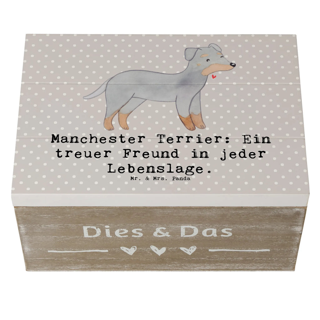 Holzkiste Manchester Terrier Freundschaft XXL, Schatulle, Kiste, Geschenkbox, Truhe, Erinnerungsbox, Schatzkiste, Aufbewahrungsbox, Erinnerungskiste, Holzkiste, Geschenkdose, Dekokiste, Hund, Hunderasse, Rassehund, Hundebesitzer, Geschenk, Tierfreund, Schenken, Welpe