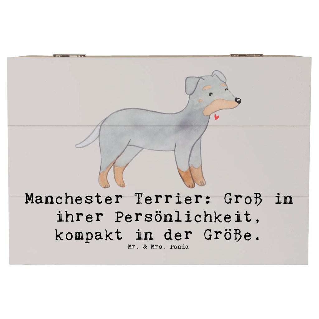 Wooden chest Manchester Terrier: Groß in ihrer Persönlichkeit, kompakt in der Größe. Aufbewahrungsbox, Erinnerungsbox, Geschenkdose, Schatulle, Dekokiste, XXL, Kiste, Truhe, Geschenkbox, Erinnerungskiste, Holzkiste, Schatzkiste, Hund, Hunderasse, Rassehund, Hundebesitzer, Geschenk, Tierfreund, Schenken, Welpe