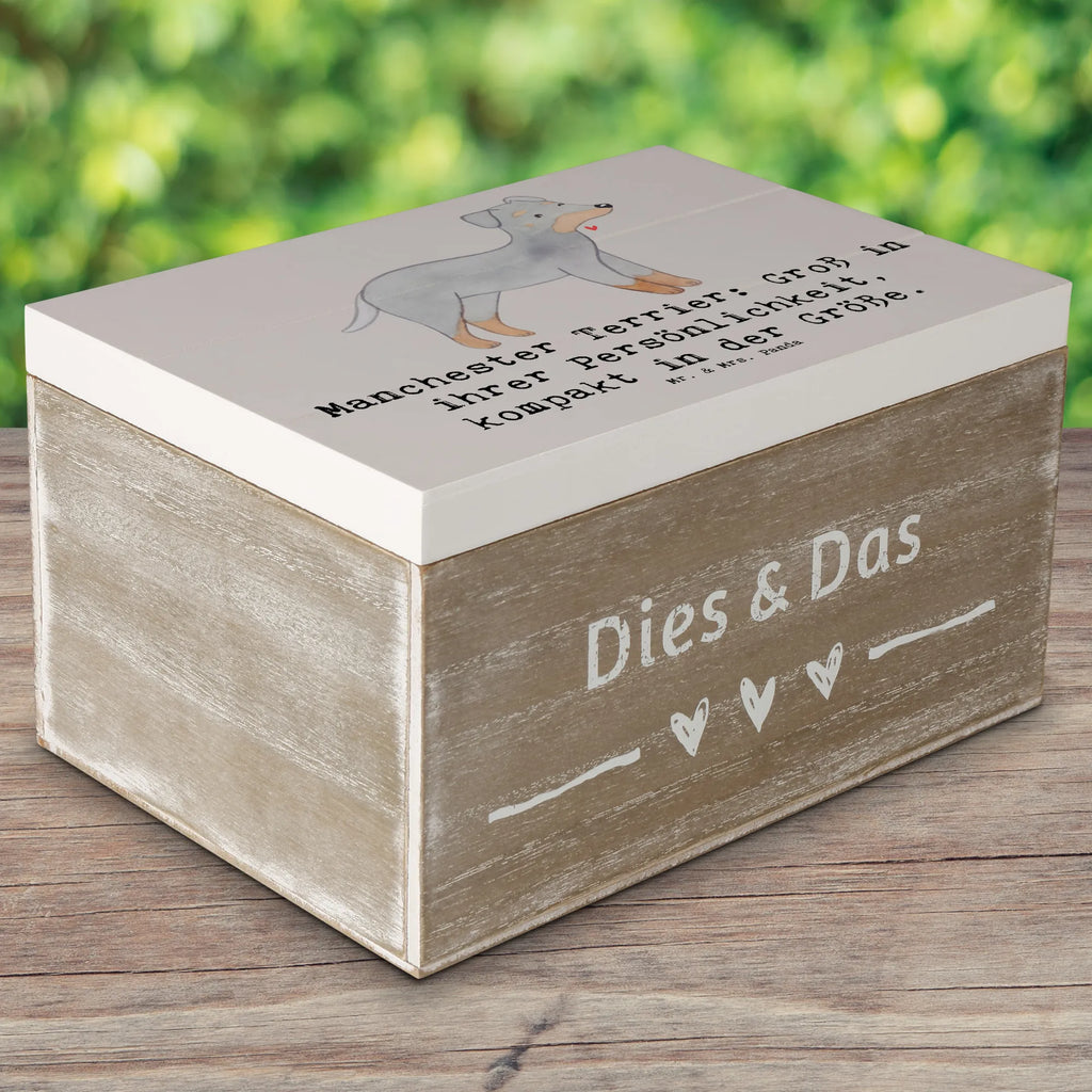 Wooden chest Manchester Terrier: Groß in ihrer Persönlichkeit, kompakt in der Größe. Aufbewahrungsbox, Erinnerungsbox, Geschenkdose, Schatulle, Dekokiste, XXL, Kiste, Truhe, Geschenkbox, Erinnerungskiste, Holzkiste, Schatzkiste, Hund, Hunderasse, Rassehund, Hundebesitzer, Geschenk, Tierfreund, Schenken, Welpe