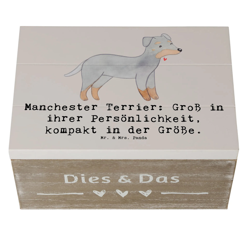 Wooden chest Manchester Terrier: Groß in ihrer Persönlichkeit, kompakt in der Größe. Aufbewahrungsbox, Erinnerungsbox, Geschenkdose, Schatulle, Dekokiste, XXL, Kiste, Truhe, Geschenkbox, Erinnerungskiste, Holzkiste, Schatzkiste, Hund, Hunderasse, Rassehund, Hundebesitzer, Geschenk, Tierfreund, Schenken, Welpe