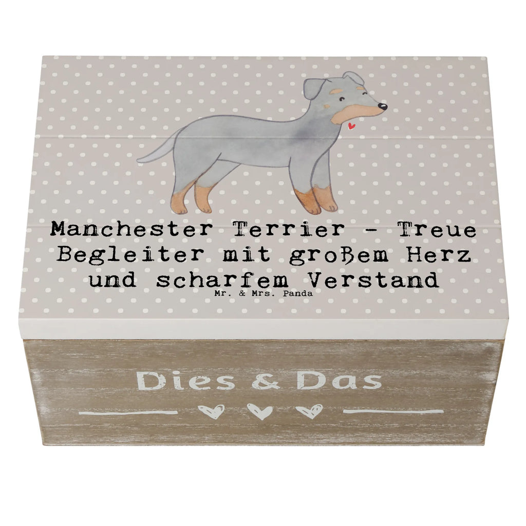 Holzkiste Manchester Terrier Begleiter Geschenkdose, Aufbewahrungsbox, Erinnerungsbox, XXL, Truhe, Kiste, Holzkiste, Erinnerungskiste, Schatzkiste, Geschenkbox, Schatulle, Dekokiste, Hund, Hunderasse, Rassehund, Hundebesitzer, Geschenk, Tierfreund, Schenken, Welpe