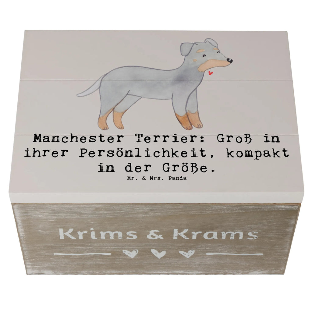 Wooden chest Manchester Terrier: Groß in ihrer Persönlichkeit, kompakt in der Größe. Aufbewahrungsbox, Erinnerungsbox, Geschenkdose, Schatulle, Dekokiste, XXL, Kiste, Truhe, Geschenkbox, Erinnerungskiste, Holzkiste, Schatzkiste, Hund, Hunderasse, Rassehund, Hundebesitzer, Geschenk, Tierfreund, Schenken, Welpe