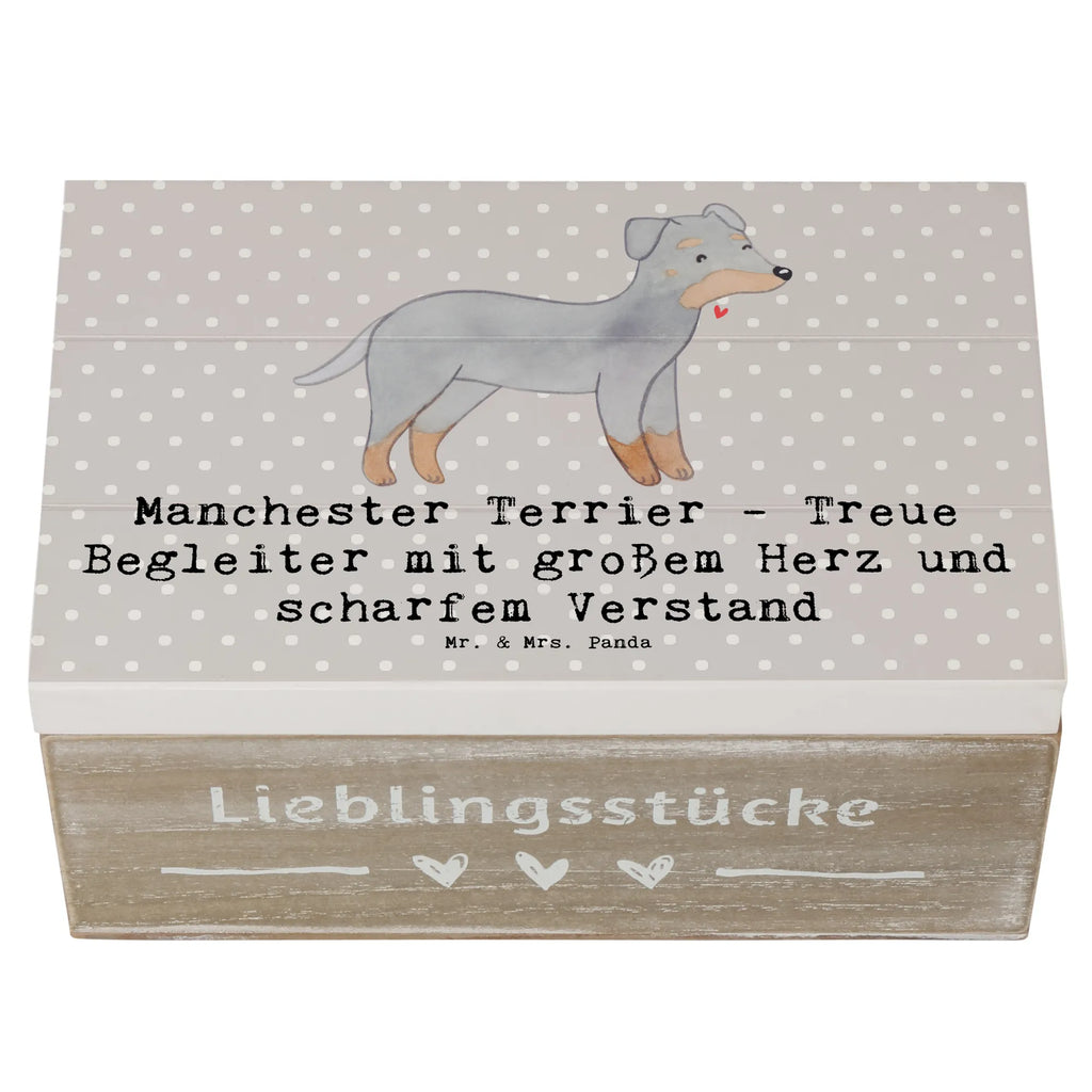 Holzkiste Manchester Terrier Begleiter Geschenkdose, Aufbewahrungsbox, Erinnerungsbox, XXL, Truhe, Kiste, Holzkiste, Erinnerungskiste, Schatzkiste, Geschenkbox, Schatulle, Dekokiste, Hund, Hunderasse, Rassehund, Hundebesitzer, Geschenk, Tierfreund, Schenken, Welpe