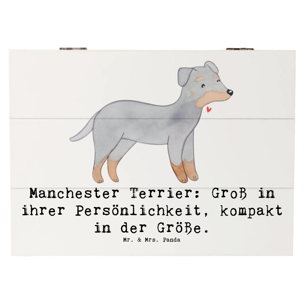 Wooden chest Manchester Terrier: Groß in ihrer Persönlichkeit, kompakt in der Größe. Aufbewahrungsbox, Erinnerungsbox, Geschenkdose, Schatulle, Dekokiste, XXL, Kiste, Truhe, Geschenkbox, Erinnerungskiste, Holzkiste, Schatzkiste, Hund, Hunderasse, Rassehund, Hundebesitzer, Geschenk, Tierfreund, Schenken, Welpe