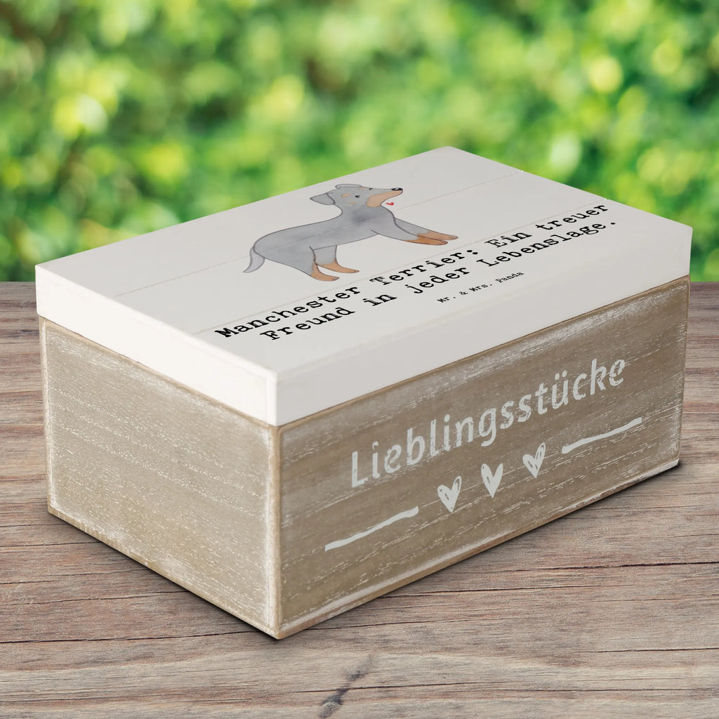 Holzkiste Manchester Terrier Freundschaft XXL, Schatulle, Kiste, Geschenkbox, Truhe, Erinnerungsbox, Schatzkiste, Aufbewahrungsbox, Erinnerungskiste, Holzkiste, Geschenkdose, Dekokiste, Hund, Hunderasse, Rassehund, Hundebesitzer, Geschenk, Tierfreund, Schenken, Welpe