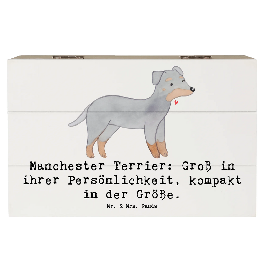 Wooden chest Manchester Terrier: Groß in ihrer Persönlichkeit, kompakt in der Größe. Aufbewahrungsbox, Erinnerungsbox, Geschenkdose, Schatulle, Dekokiste, XXL, Kiste, Truhe, Geschenkbox, Erinnerungskiste, Holzkiste, Schatzkiste, Hund, Hunderasse, Rassehund, Hundebesitzer, Geschenk, Tierfreund, Schenken, Welpe