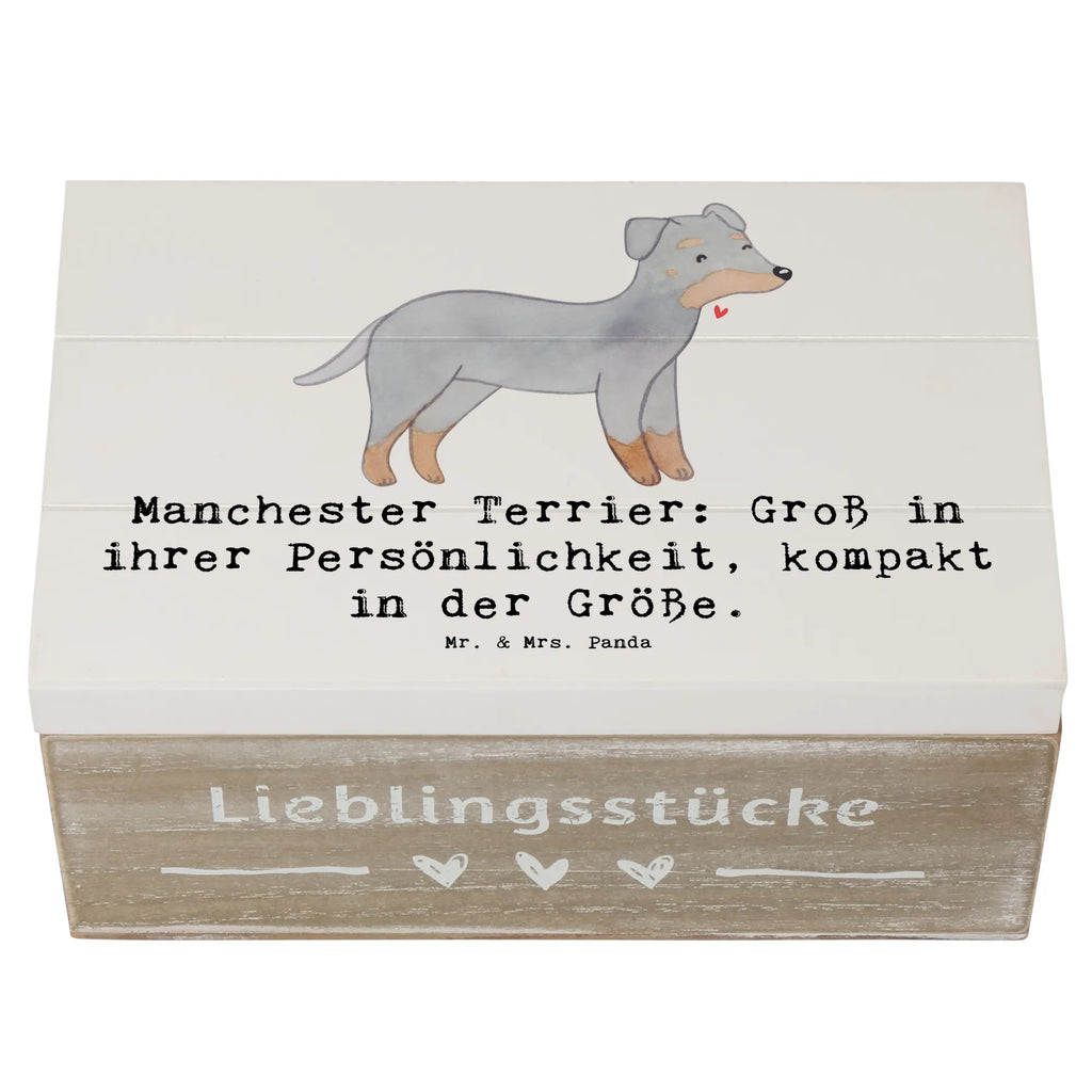 Wooden chest Manchester Terrier: Groß in ihrer Persönlichkeit, kompakt in der Größe. Aufbewahrungsbox, Erinnerungsbox, Geschenkdose, Schatulle, Dekokiste, XXL, Kiste, Truhe, Geschenkbox, Erinnerungskiste, Holzkiste, Schatzkiste, Hund, Hunderasse, Rassehund, Hundebesitzer, Geschenk, Tierfreund, Schenken, Welpe