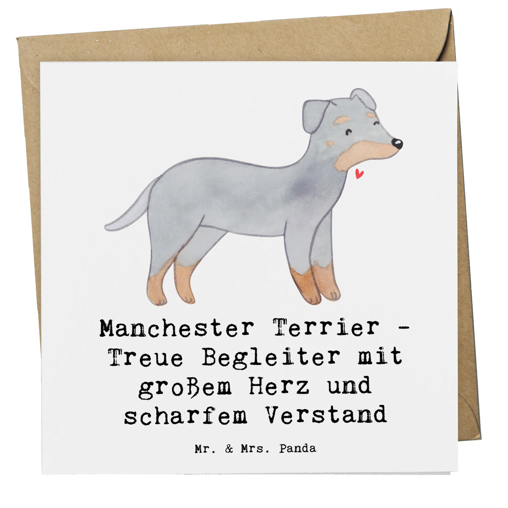 Deluxe Card Manchester Terrier - Treue Begleiter mit großem Herz und scharfem Verstand Hochwertige Grußkarte, Einladungskarte, Karte, Glückwunschkarte, Hochwertige Klappkarte, Hochzeitskarte, Klappkarte, Grußkarte, Geburtstagskarte, Hund, Hunderasse, Rassehund, Hundebesitzer, Geschenk, Tierfreund, Schenken, Welpe