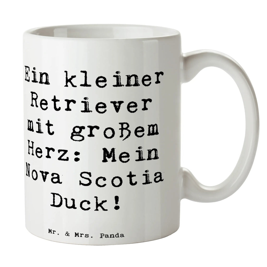 Tasse Spruch Nova Scotia Duck Herz Bürotasse, Teetasse, Tasse, Kaffeetasse, Porzellantasse, Geschenktasse, Tasse mit Motiven, Tasse mit Zitaten, Keramiktasse, Hund, Hunderasse, Rassehund, Hundebesitzer, Geschenk, Tierfreund, Schenken, Welpe