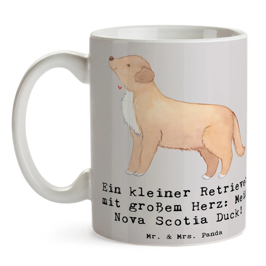 Tasse Nova Scotia Duck Herz Keramiktasse, Teetasse, Geschenktasse, Kaffeetasse, Bürotasse, Tasse, Tasse mit Motiven, Porzellantasse, Tasse mit Zitaten, Hund, Hunderasse, Rassehund, Hundebesitzer, Geschenk, Tierfreund, Schenken, Welpe