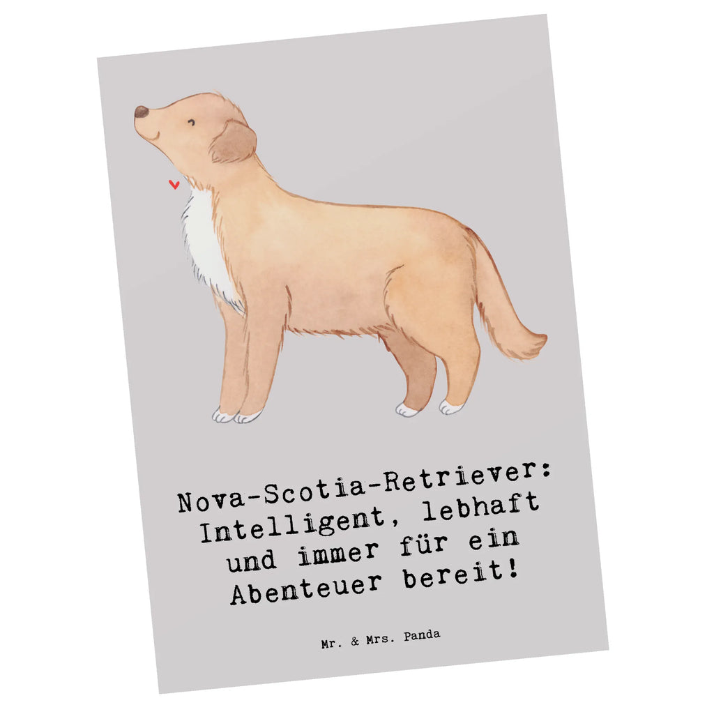 Postcard Nova-Scotia-Retriever: Intelligent, lebhaft und immer für ein Abenteuer bereit! Karte, Grußkarte, Ansichtskarte, Postkarte, Geschenkkarte, Einladungskarten Geburtstag, Ansichtskarten, Geburtstagskarte, Einladungskarte, Dankeskarte, Einladung, Einladung Geburtstag, Hund, Hunderasse, Rassehund, Hundebesitzer, Geschenk, Tierfreund, Schenken, Welpe