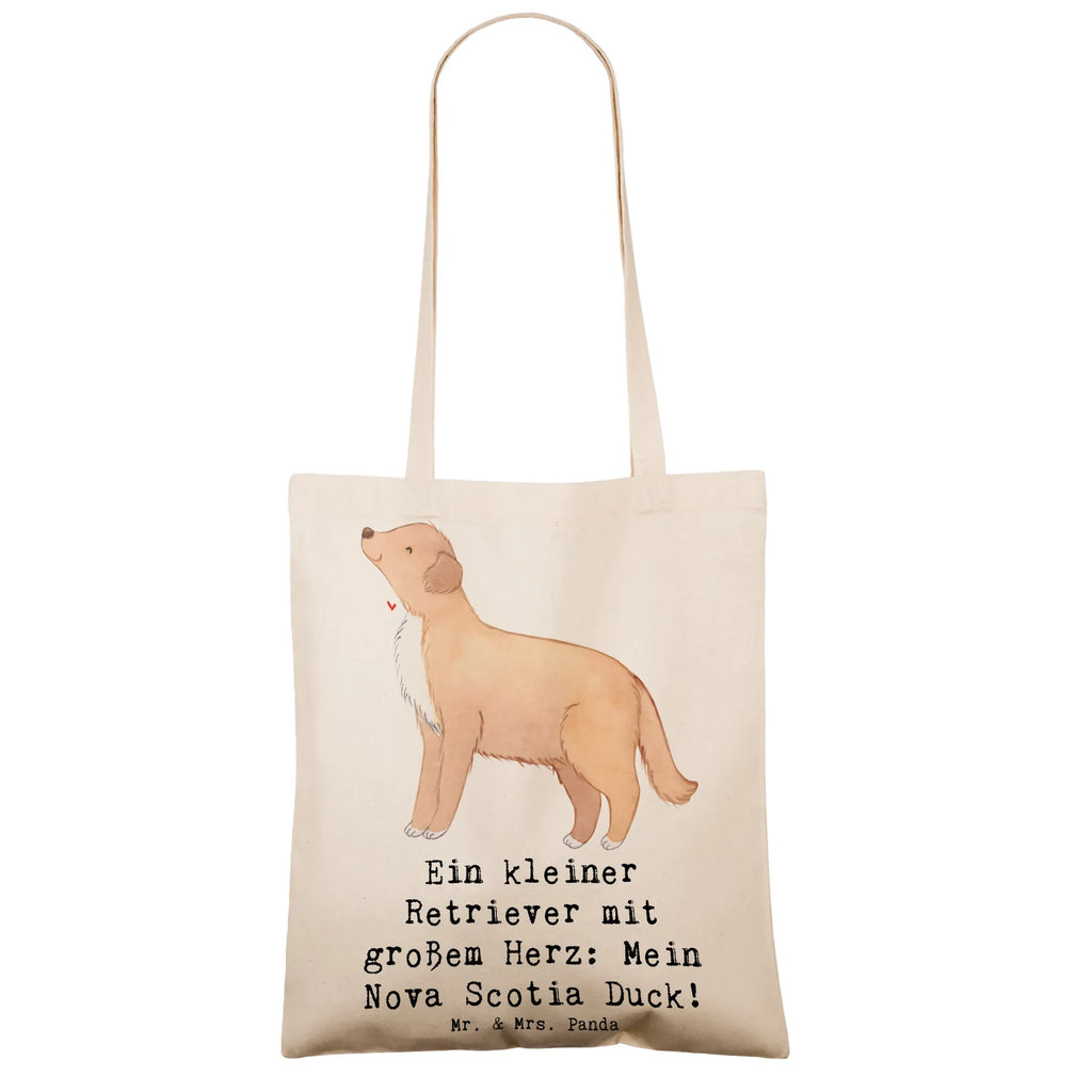 Tote bag Ein kleiner Retriever mit großem Herz: Mein Nova Scotia Duck! Shopper, Stofftasche, Tasche, Einkaufstasche, Beuteltasche, Tragetasche, Einkaufstüte, Beutel, Jutebeutel, Stoffbeutel, Badetasche, Umhängetasche, Strandtasche, Laptoptasche, Schultertasche, Jutetasche, Hund, Hunderasse, Rassehund, Hundebesitzer, Geschenk, Tierfreund, Schenken, Welpe