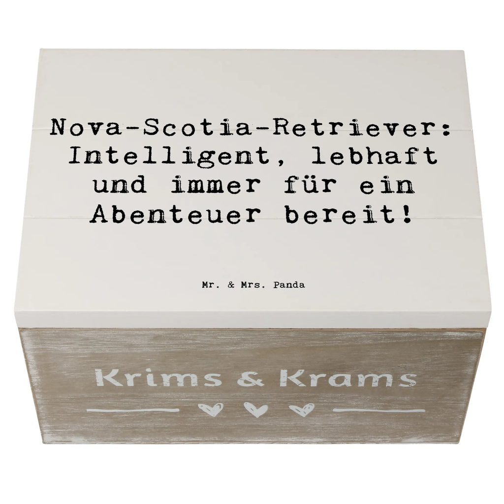 Holzkiste Spruch Nova Scotia Duck Schatulle, Truhe, Aufbewahrungsbox, Erinnerungsbox, Holzkiste, XXL, Erinnerungskiste, Geschenkdose, Schatzkiste, Kiste, Geschenkbox, Dekokiste, Hund, Hunderasse, Rassehund, Hundebesitzer, Geschenk, Tierfreund, Schenken, Welpe