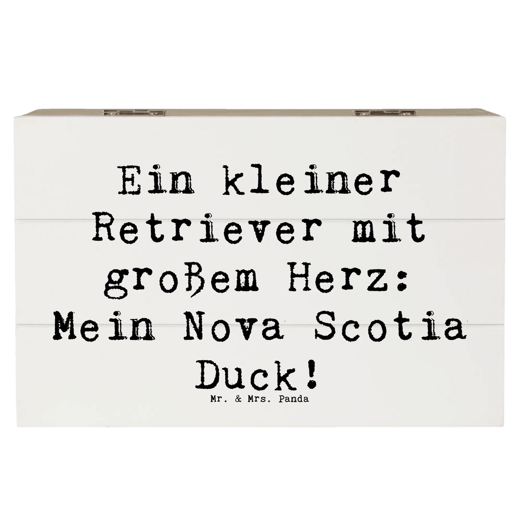 Holzkiste Spruch Nova Scotia Duck Herz Geschenkdose, Schatulle, Erinnerungsbox, Aufbewahrungsbox, Schatzkiste, Truhe, Dekokiste, Erinnerungskiste, XXL, Geschenkbox, Holzkiste, Kiste, Hund, Hunderasse, Rassehund, Hundebesitzer, Geschenk, Tierfreund, Schenken, Welpe
