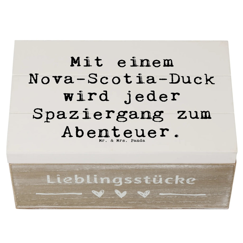 Holzkiste Spruch Nova Scotia Duck Abenteuer Dekokiste, Geschenkbox, Aufbewahrungsbox, Geschenkdose, XXL, Schatzkiste, Truhe, Erinnerungsbox, Holzkiste, Schatulle, Erinnerungskiste, Kiste, Hund, Hunderasse, Rassehund, Hundebesitzer, Geschenk, Tierfreund, Schenken, Welpe