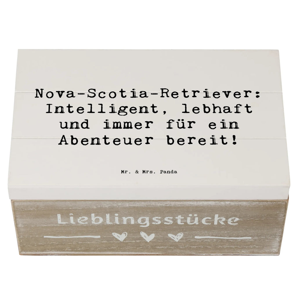 Holzkiste Spruch Nova Scotia Duck Schatulle, Truhe, Aufbewahrungsbox, Erinnerungsbox, Holzkiste, XXL, Erinnerungskiste, Geschenkdose, Schatzkiste, Kiste, Geschenkbox, Dekokiste, Hund, Hunderasse, Rassehund, Hundebesitzer, Geschenk, Tierfreund, Schenken, Welpe
