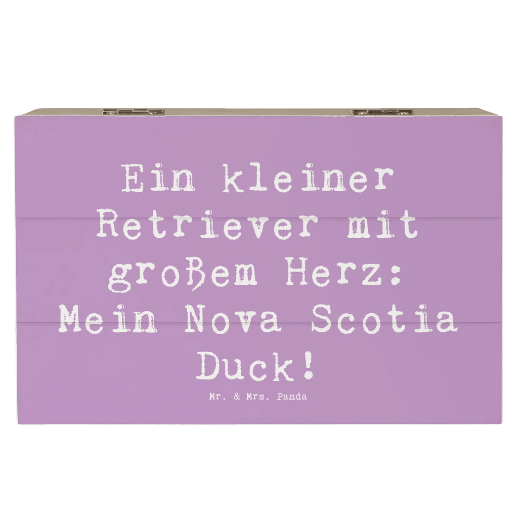 Holzkiste Spruch Nova Scotia Duck Herz Geschenkdose, Schatulle, Erinnerungsbox, Aufbewahrungsbox, Schatzkiste, Truhe, Dekokiste, Erinnerungskiste, XXL, Geschenkbox, Holzkiste, Kiste, Hund, Hunderasse, Rassehund, Hundebesitzer, Geschenk, Tierfreund, Schenken, Welpe